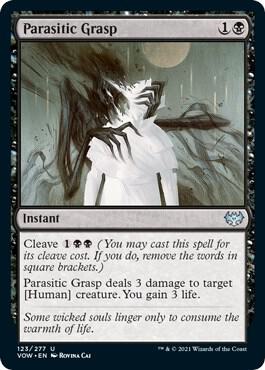 Parasitic Grasp 123 card from Innistrad: Crimson Vow