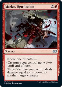 Markov Retribution 171 card from Innistrad: Crimson Vow