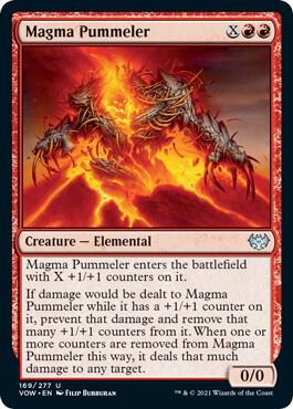 Magma Pummeler 169 card from Innistrad: Crimson Vow