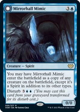 Mirrorhall Mimic 68 card from Innistrad: Crimson Vow
