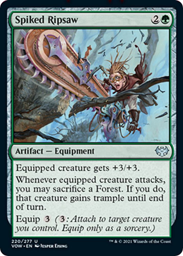 Spiked Ripsaw 220 card from Innistrad: Crimson Vow