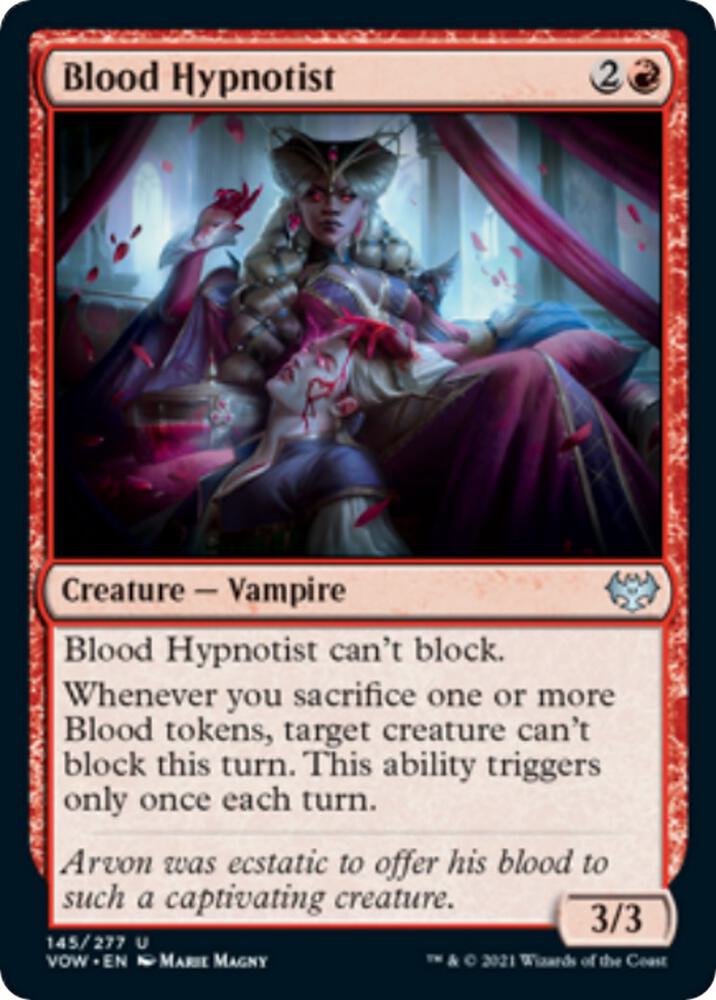 Blood Hypnotist 145 card from Innistrad: Crimson Vow