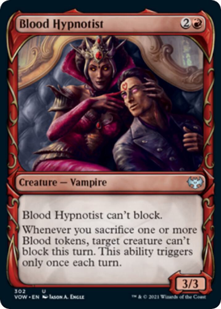 Blood Hypnotist (Showcase) 302 card from Innistrad: Crimson Vow