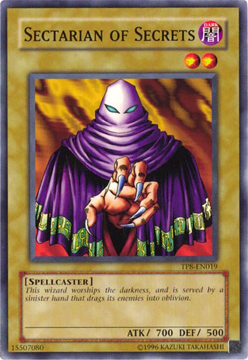 Sectarian of Secrets TP8-EN019 card from Tournament Pack 8