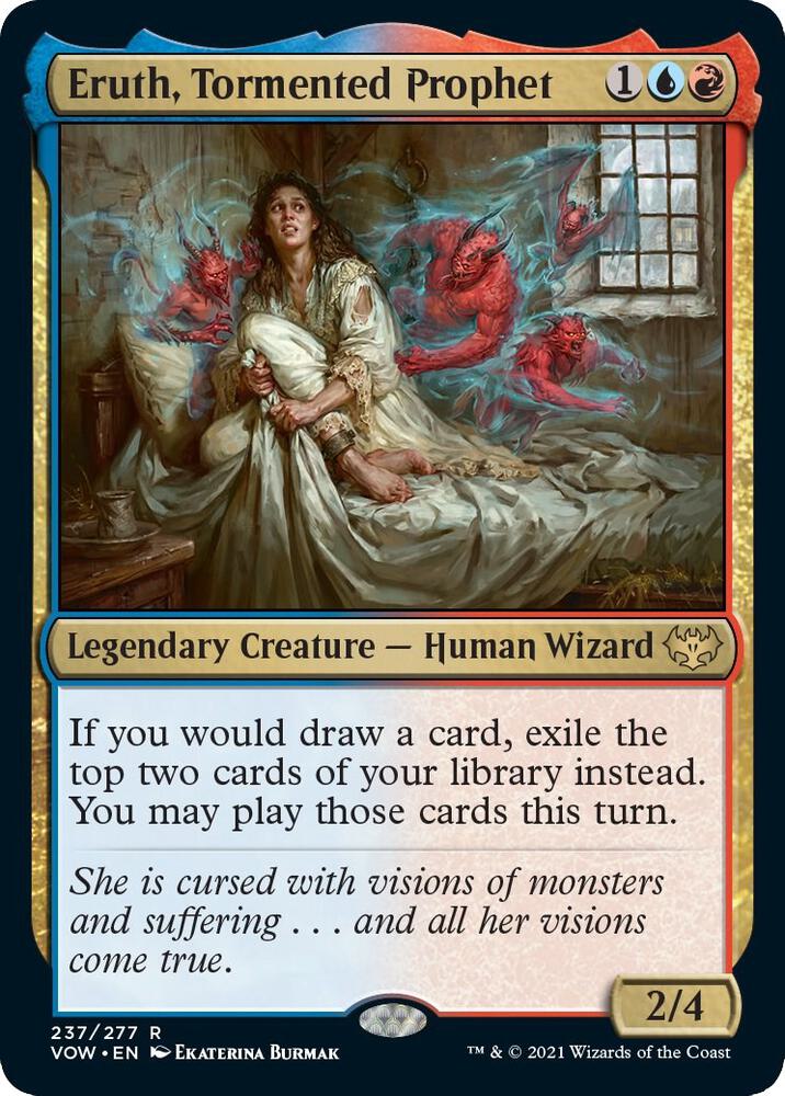 Eruth, Tormented Prophet 237 card from Innistrad: Crimson Vow