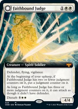 Faithbound Judge (Extended Art) 348 card from Innistrad: Crimson Vow