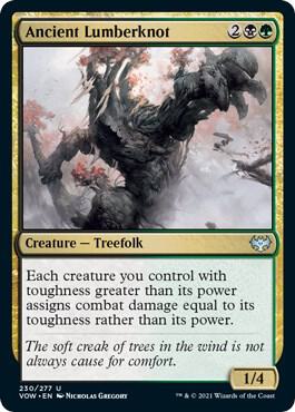 Ancient Lumberknot 230 card from Innistrad: Crimson Vow