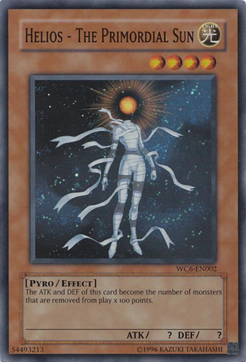 Helios - The Primordial Sun WC6-EN002 card from World Championship 2006: Ultimate Masters