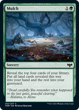 Mulch 210 card from Innistrad: Crimson Vow