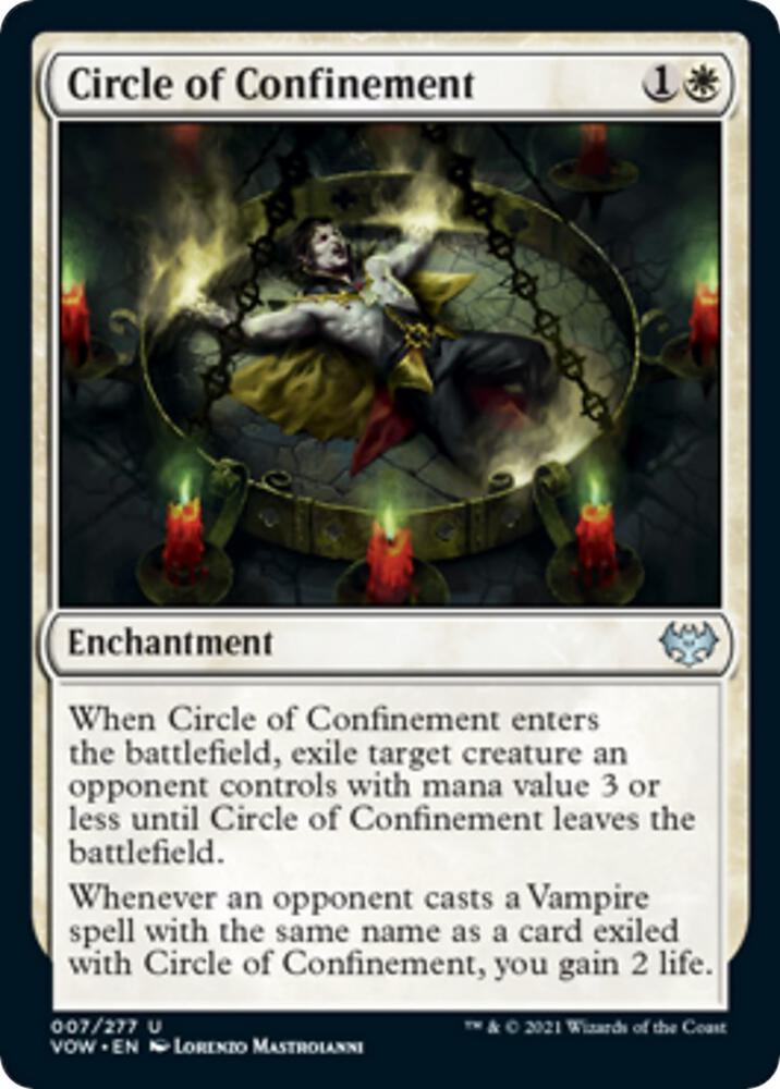 Circle of Confinement 7 card from Innistrad: Crimson Vow