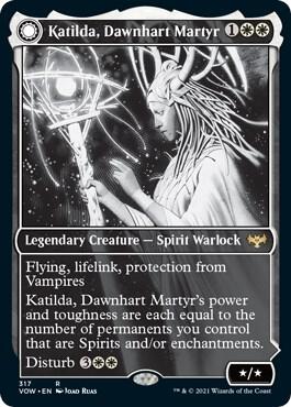 Katilda, Dawnhart Martyr (Showcase) 317 card from Innistrad: Crimson Vow