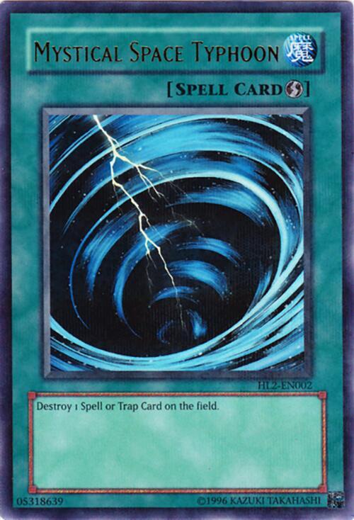 Mystical Space Typhoon HL2-EN002 card from Hobby League 2