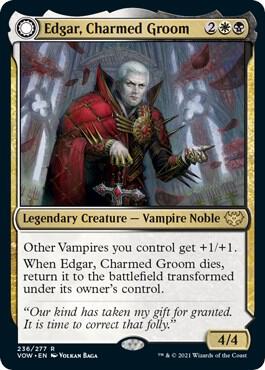 Edgar, Charmed Groom 236 card from Innistrad: Crimson Vow