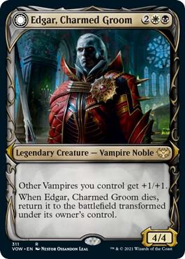 Edgar, Charmed Groom (Showcase) 311 card from Innistrad: Crimson Vow