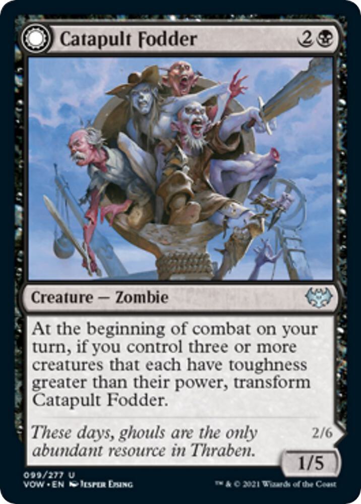 Catapult Fodder 99 card from Innistrad: Crimson Vow