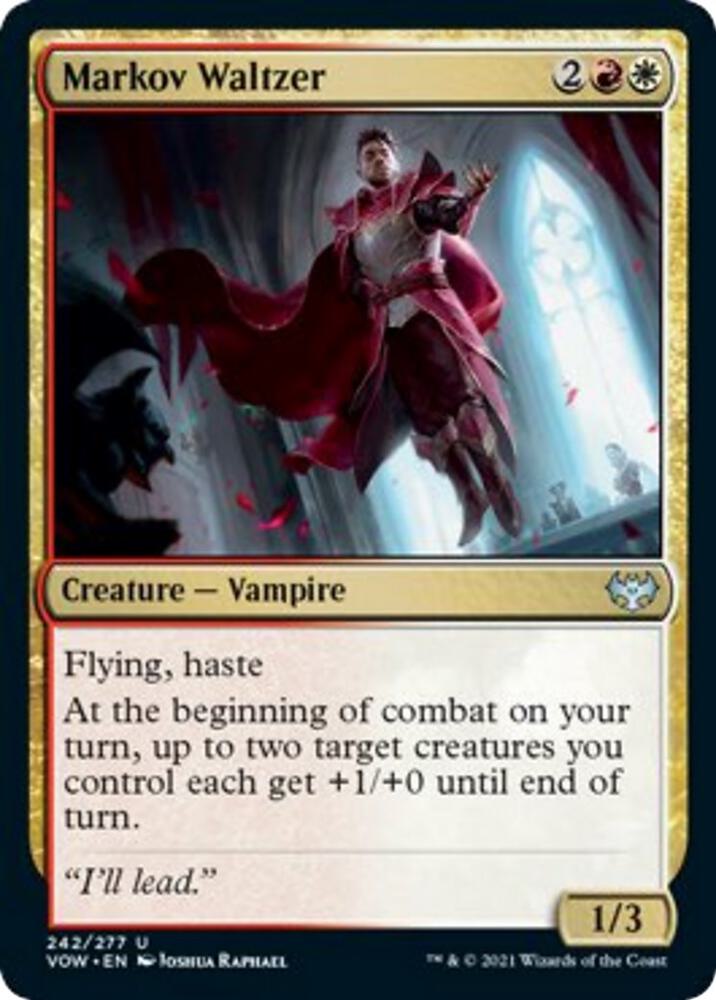 Markov Waltzer 242 card from Innistrad: Crimson Vow