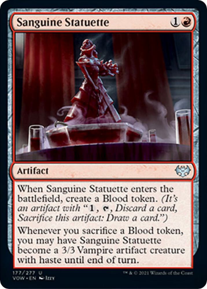 Sanguine Statuette 177 card from Innistrad: Crimson Vow