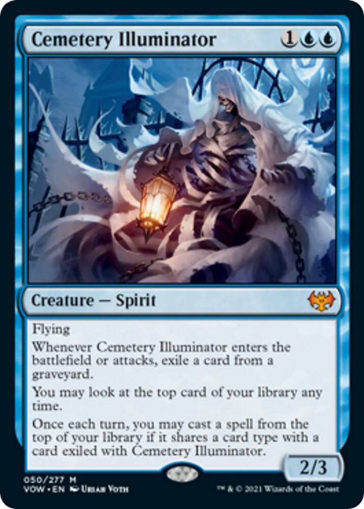 Cemetery Illuminator 50 card from Innistrad: Crimson Vow
