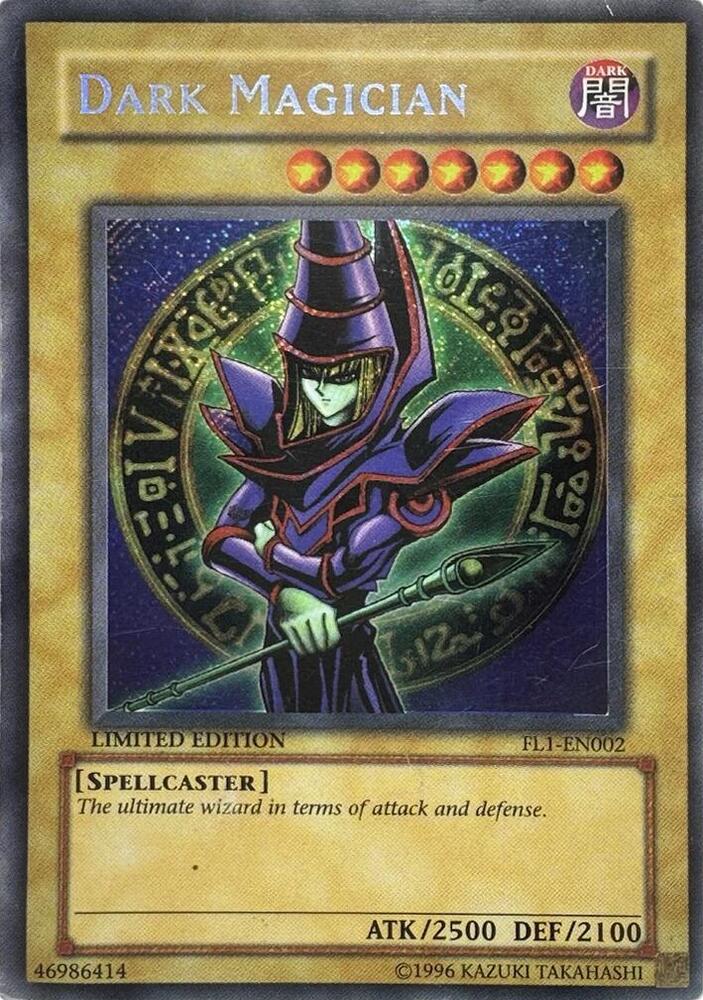 Dark Magician FL1-EN002 card from Forbidden Legacy