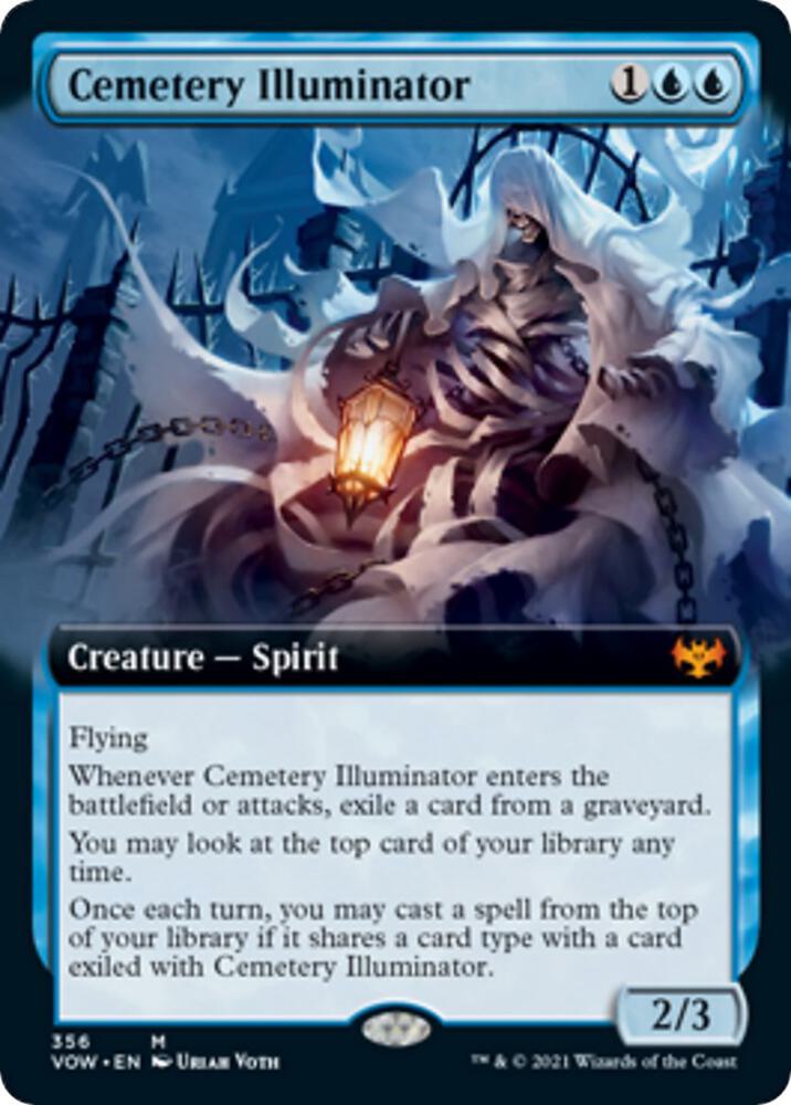 Cemetery Illuminator (Extended Art) 356 card from Innistrad: Crimson Vow