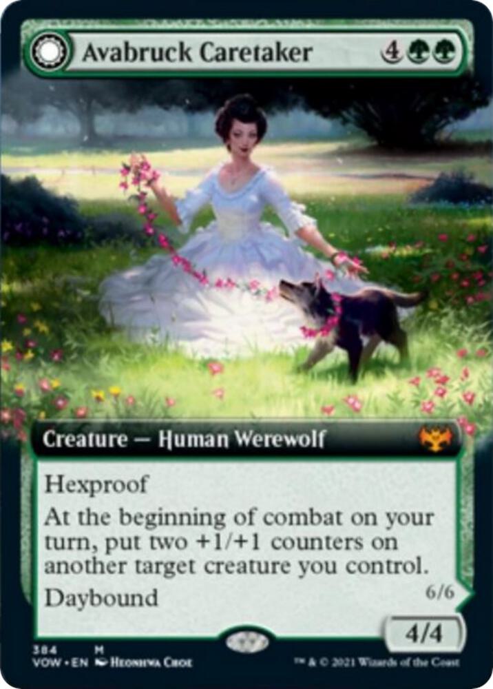Avabruck Caretaker (Extended Art) 384 card from Innistrad: Crimson Vow