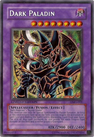 Dark Paladin DMG-001 card from Duel Master's Guide
