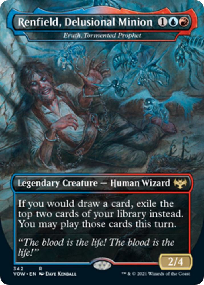 Renfield, Delusional Minion - Eruth, Tormented Prophet 342 card from Innistrad: Crimson Vow