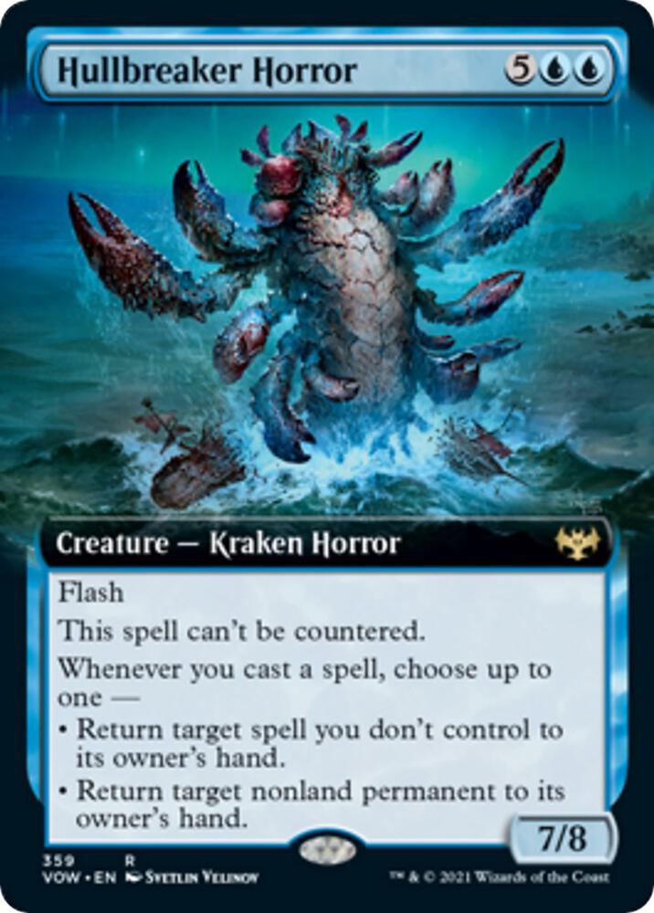 Hullbreaker Horror (Extended Art) 359 card from Innistrad: Crimson Vow