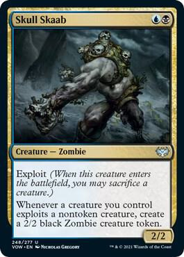 Skull Skaab 248 card from Innistrad: Crimson Vow