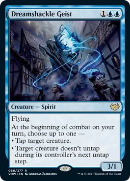 Dreamshackle Geist 58 card from Innistrad: Crimson Vow