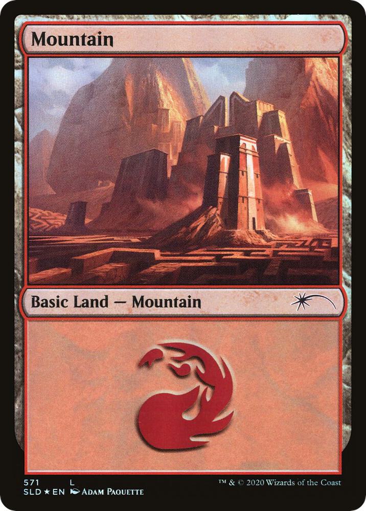 Mountain 571 card from Secret Lair Drop Series