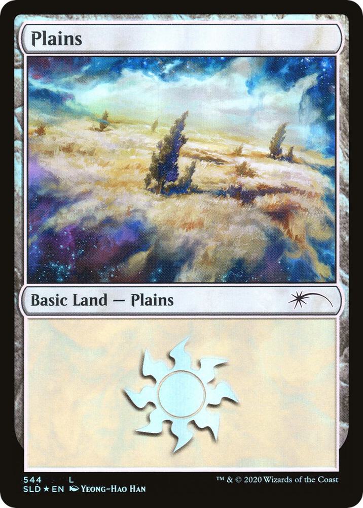 Plains 544 card from Secret Lair Drop Series