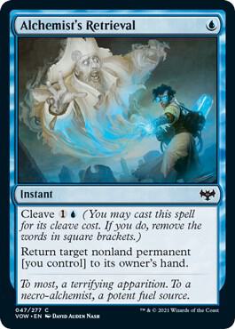 Alchemist's Retrieval 47 card from Innistrad: Crimson Vow