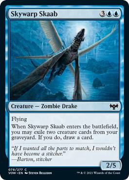 Skywarp Skaab 78 card from Innistrad: Crimson Vow