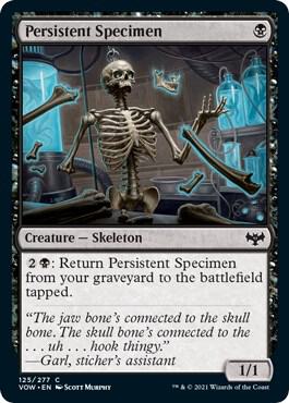 Persistent Specimen 125 card from Innistrad: Crimson Vow