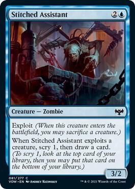 Stitched Assistant 81 card from Innistrad: Crimson Vow