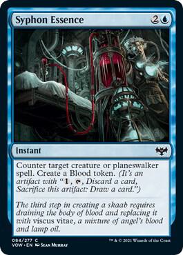 Syphon Essence 84 card from Innistrad: Crimson Vow