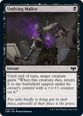 Undying Malice 134 card from Innistrad: Crimson Vow