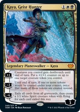 Kaya, Geist Hunter 240 card from Innistrad: Crimson Vow