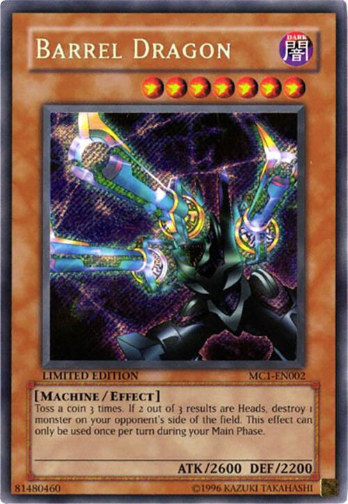Barrel Dragon MC1-EN002 card from Master Collection Volume 1
