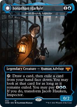 Jonathan Harker - Jacob Hauken, Inspector 332 card from Innistrad: Crimson Vow