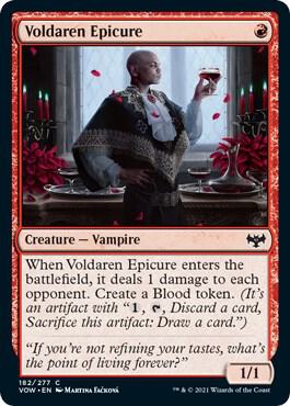 Voldaren Epicure 182 card from Innistrad: Crimson Vow