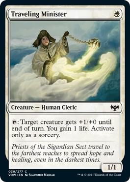 Traveling Minister 39 card from Innistrad: Crimson Vow