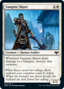 Vampire Slayer 43 card from Innistrad: Crimson Vow