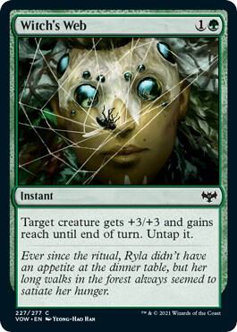 Witch's Web 227 card from Innistrad: Crimson Vow