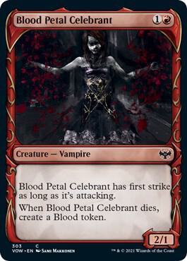 Blood Petal Celebrant (Showcase) 303 card from Innistrad: Crimson Vow