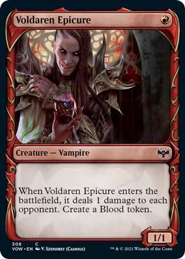 Voldaren Epicure (Showcase) 308 card from Innistrad: Crimson Vow