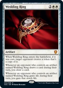 Wedding Ring 32 card from Commander: Innistrad: Crimson Vow