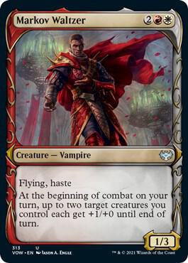 Markov Waltzer (Showcase) 313 card from Innistrad: Crimson Vow