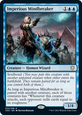 Imperious Mindbreaker 33 card from Commander: Innistrad: Crimson Vow